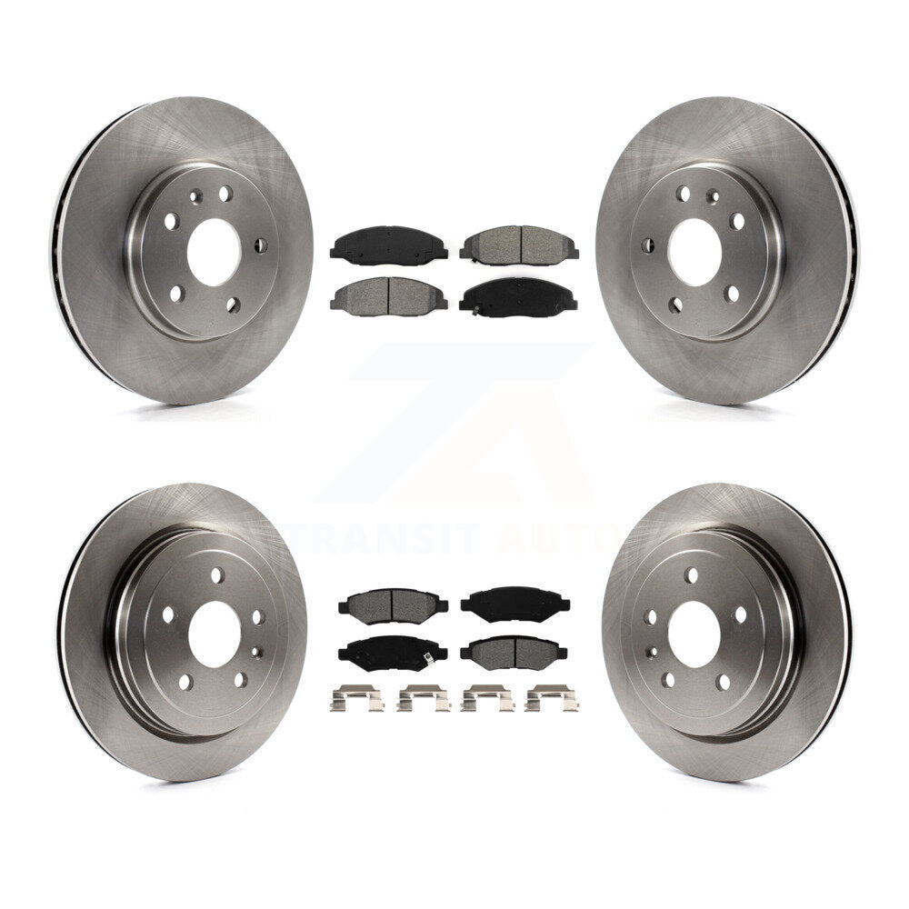 Transit Auto K8S-100832 Disc Brake Kit for 2008-2014 Cadillac CTS - Front and Rear product image