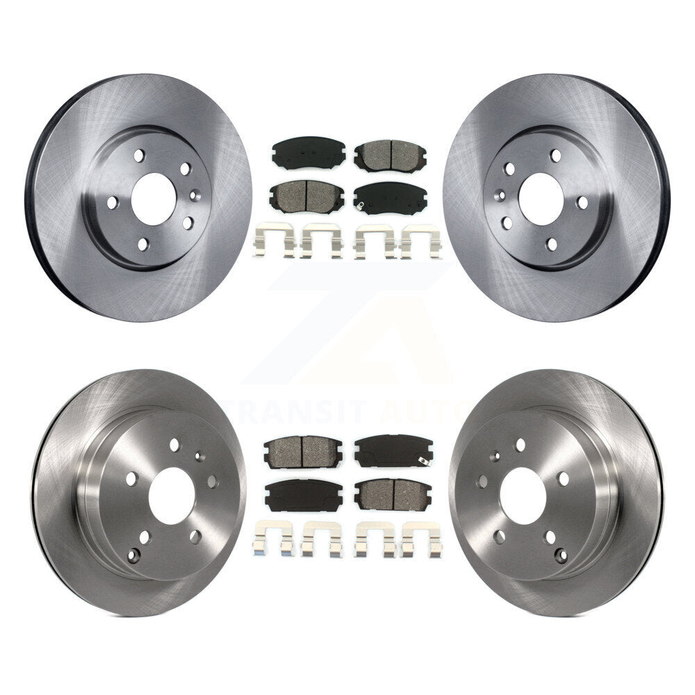 Transit Auto K8S-100833 Disc Brake Kit for 2010-2017 GMC Terrain, Chevrolet Equinox - Front and Rear product image