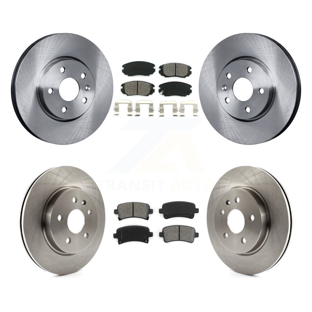 Transit Auto K8S-100834 Disc Brake Kit for 2010-2020 Chevrolet Malibu Limited, Chevrolet Impala, Chevrolet Malibu & more - Front and Rear product image