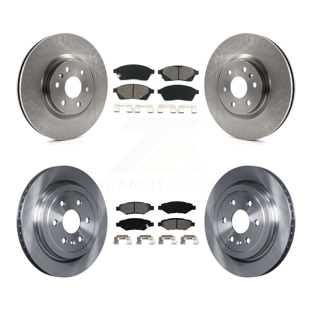 Transit Auto K8S-100836 Disc Brake Kit for 2010-2016 Saab 9-4X, Cadillac SRX - Front and Rear product image