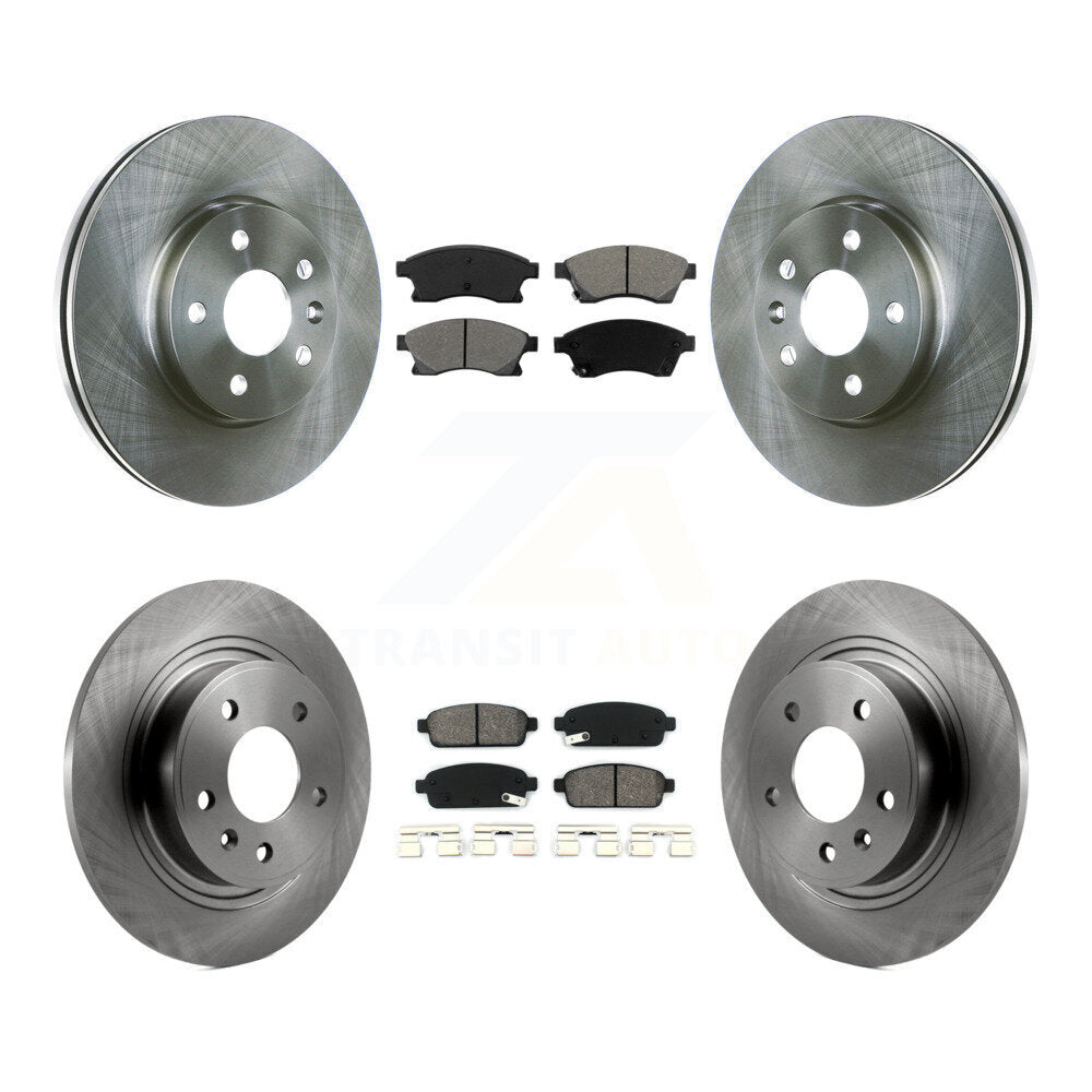 Transit Auto K8S-100838 Disc Brake Kit for 2013 Chevrolet Cruze - Front and Rear product image