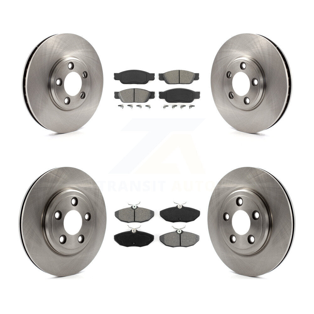 Transit Auto K8S-100870 Disc Brake Kit for 2000-2006 Jaguar S-Type, Ford Thunderbird, Lincoln LS - Front and Rear product image