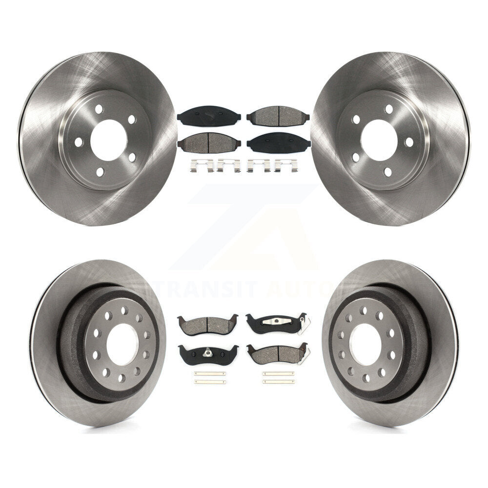 Transit Auto K8S-100885 Disc Brake Kit for 2003-2011 Lincoln Town Car - Front and Rear product image