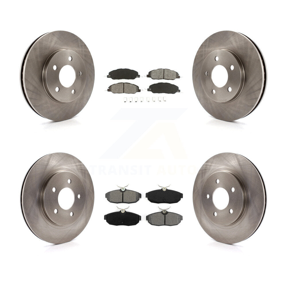 Transit Auto K8S-100904 Disc Brake Kit for 2005-2010 Ford Mustang - Front and Rear product image