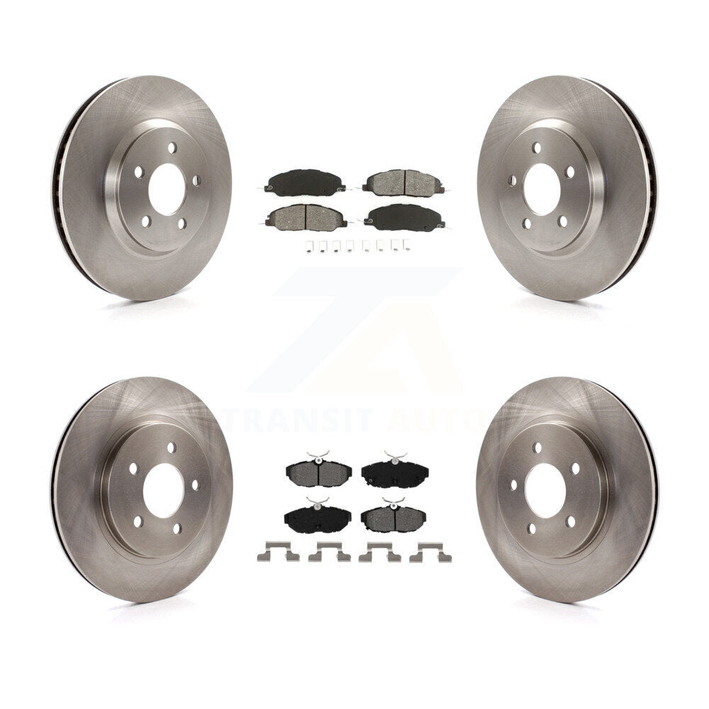 Transit Auto K8S-100906 Disc Brake Kit for 2011-2014 Ford Mustang - Front and Rear product image