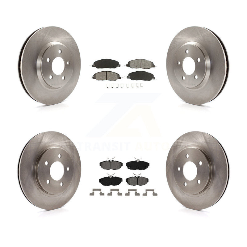 Transit Auto K8S-100906 Disc Brake Kit for 2011-2014 Ford Mustang - Front and Rear product image