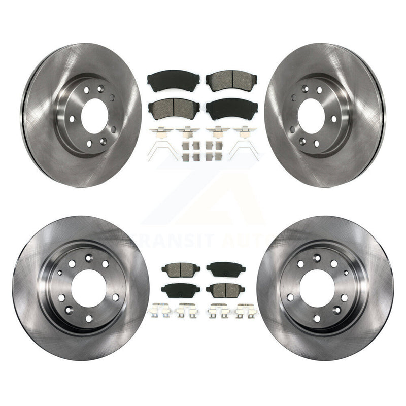 Transit Auto K8S-100912 Disc Brake Kit for 2006-2013 Mazda 6, Lincoln MKZ, Ford Fusion & more - Front and Rear product image
