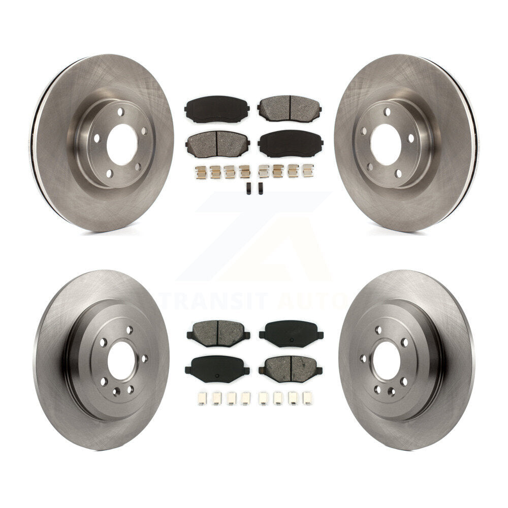 Transit Auto K8S-100921 Disc Brake Kit for 2011-2015 Ford Edge, Lincoln MKX - Front and Rear product image