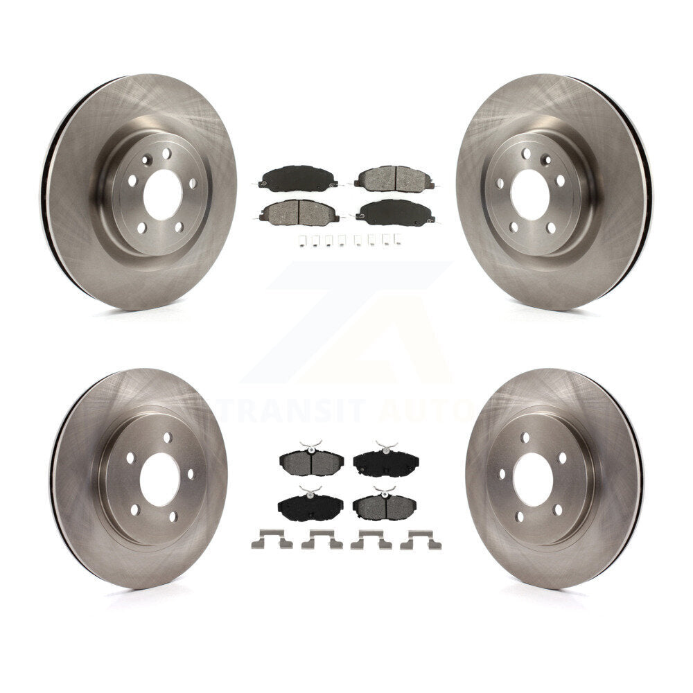 Transit Auto K8S-100934 Disc Brake Kit for 2011-2014 Ford Mustang - Front and Rear product image