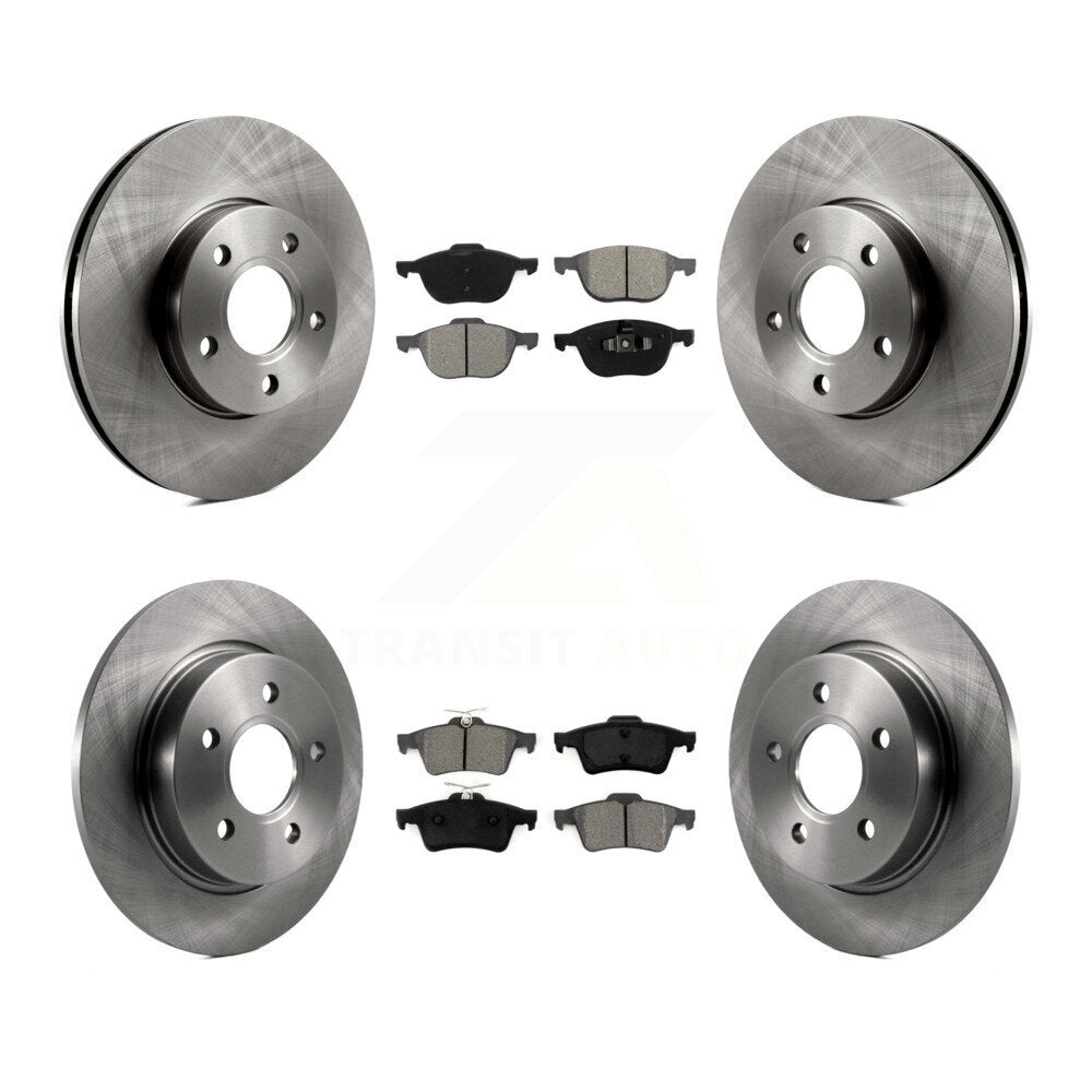 Transit Auto K8S-100935 Disc Brake Kit for 2012-2018 Ford Focus - Front and Rear product image