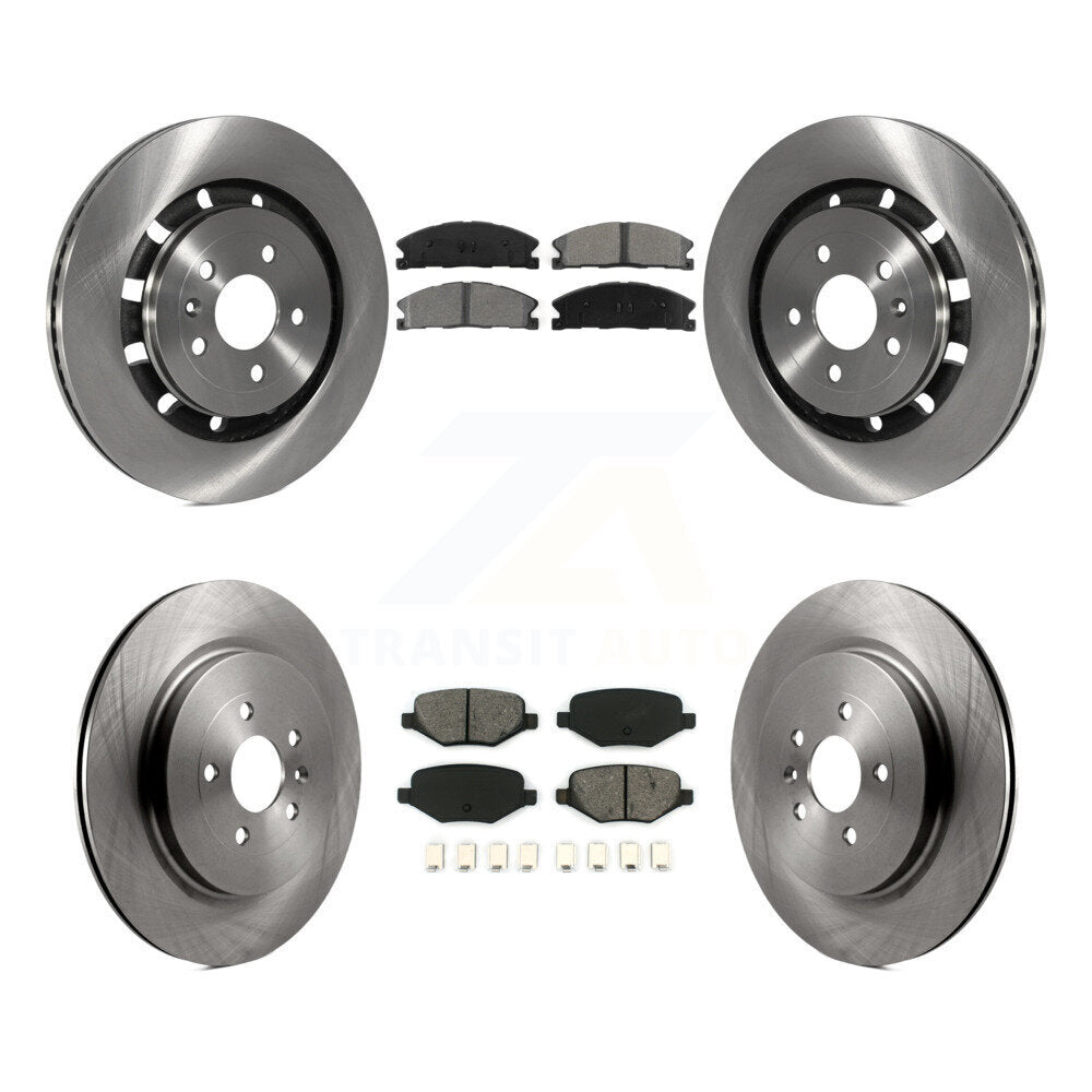 Transit Auto K8S-100938 Disc Brake Kit for 2012-2019 Ford Taurus, Lincoln MKT, Ford Explorer & more - Front and Rear product image
