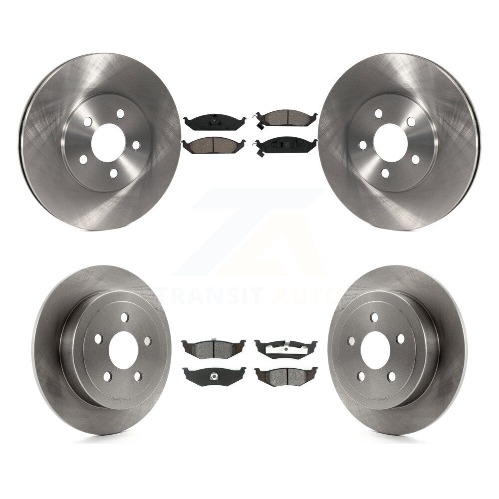 Transit Auto K8S-100952 Disc Brake Kit for 1995-2000 Chrysler Cirrus, Plymouth Breeze, Dodge Stratus - Front and Rear product image