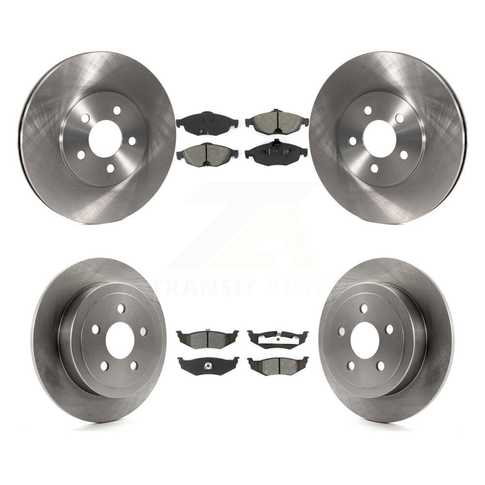Transit Auto K8S-100953 Disc Brake Kit for 2001-2005 Chrysler Sebring, Dodge Stratus - Front and Rear product image
