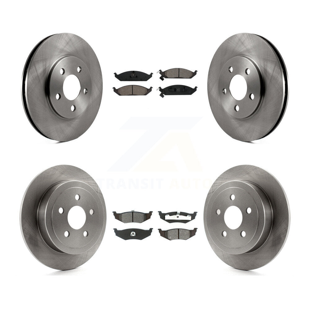 Transit Auto K8S-100955 Disc Brake Kit for 1995-2000 Chrysler Cirrus, Plymouth Breeze, Chrysler Sebring & more - Front and Rear product image