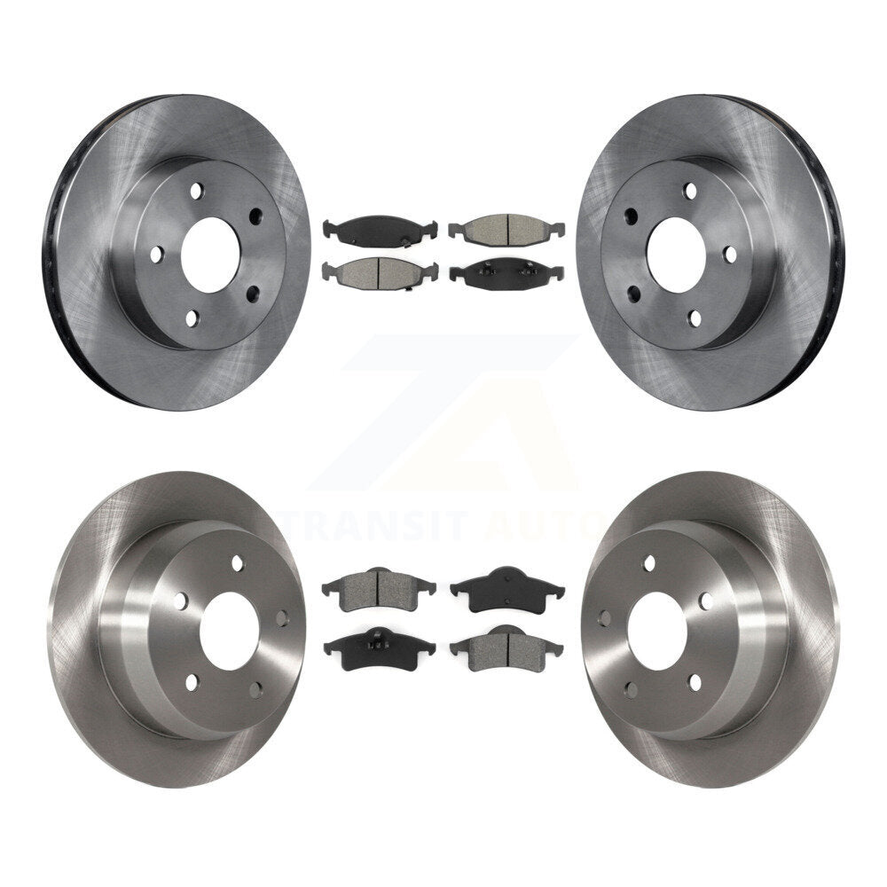 Transit Auto K8S-100959 Disc Brake Kit for 1999-2002 Jeep Grand Cherokee - Front and Rear product image