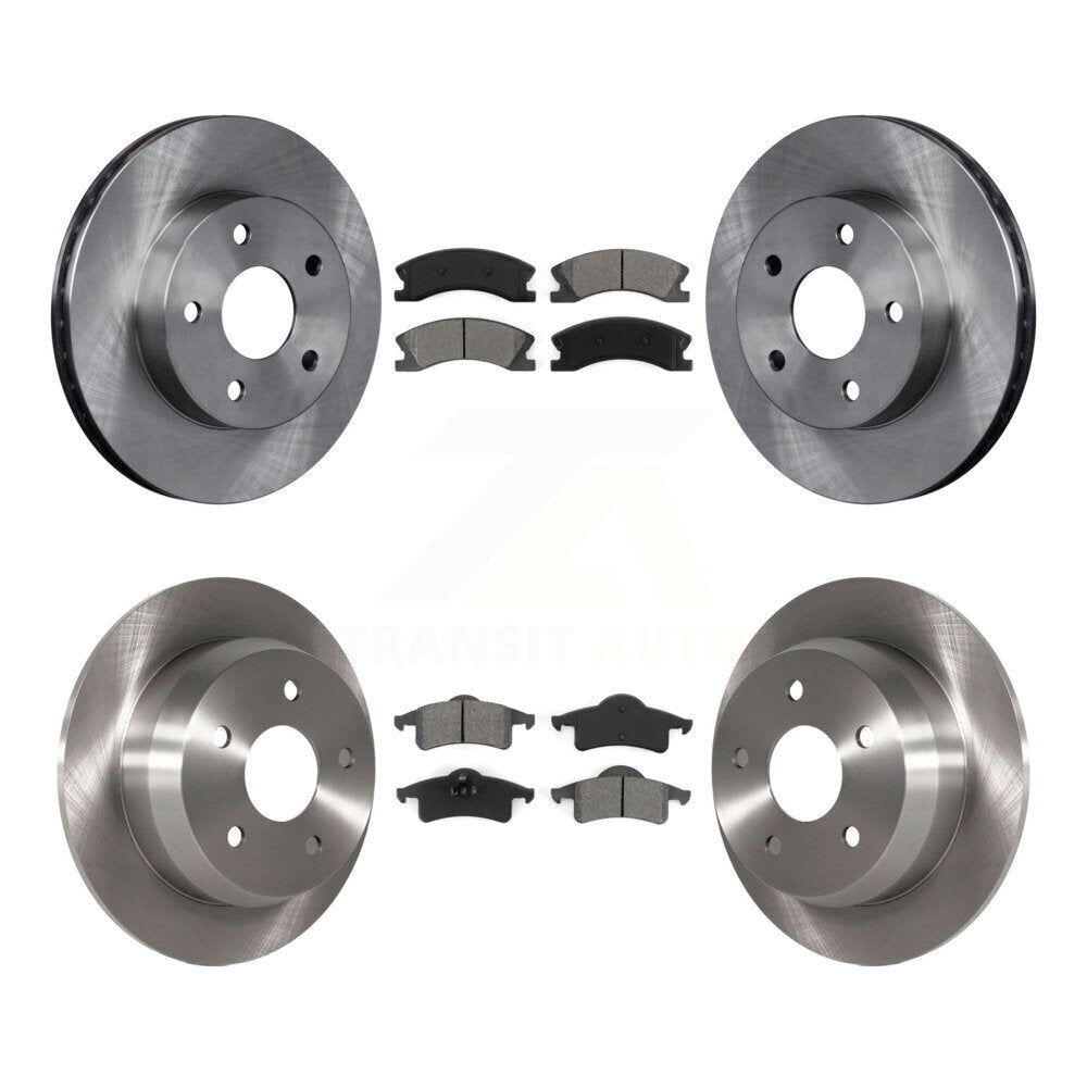 Transit Auto K8S-100960 Disc Brake Kit for 1999-2004 Jeep Grand Cherokee - Front and Rear product image