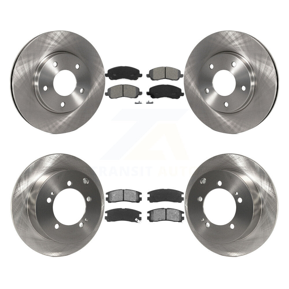Transit Auto K8S-100965 Disc Brake Kit for 2001-2005 Mitsubishi Eclipse, Chrysler Sebring, Dodge Stratus & more - Front and Rear product image