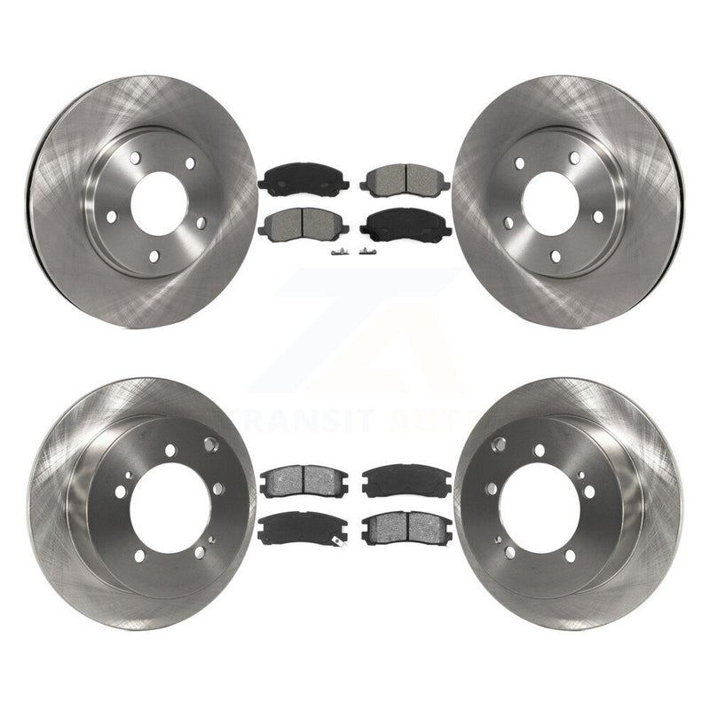 Transit Auto K8S-100965 Disc Brake Kit for 2001-2005 Mitsubishi Eclipse, Chrysler Sebring, Dodge Stratus & more - Front and Rear product image