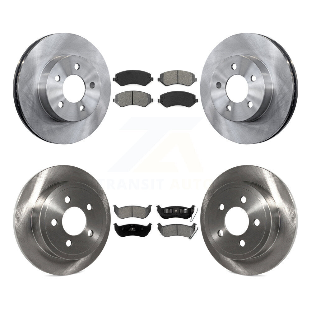 Transit Auto K8S-100970 Disc Brake Kit for 2003-2007 Jeep Liberty - Front and Rear product image