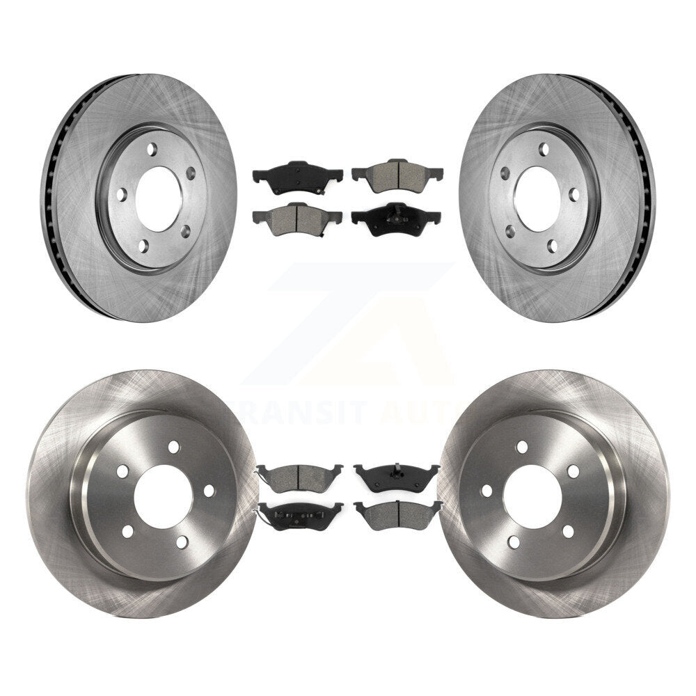 Transit Auto K8S-100974 Disc Brake Kit for 2001-2007 Dodge Grand Caravan, Chrysler Town & Country, Chrysler Grand Voyager & more - Front and Rear product image