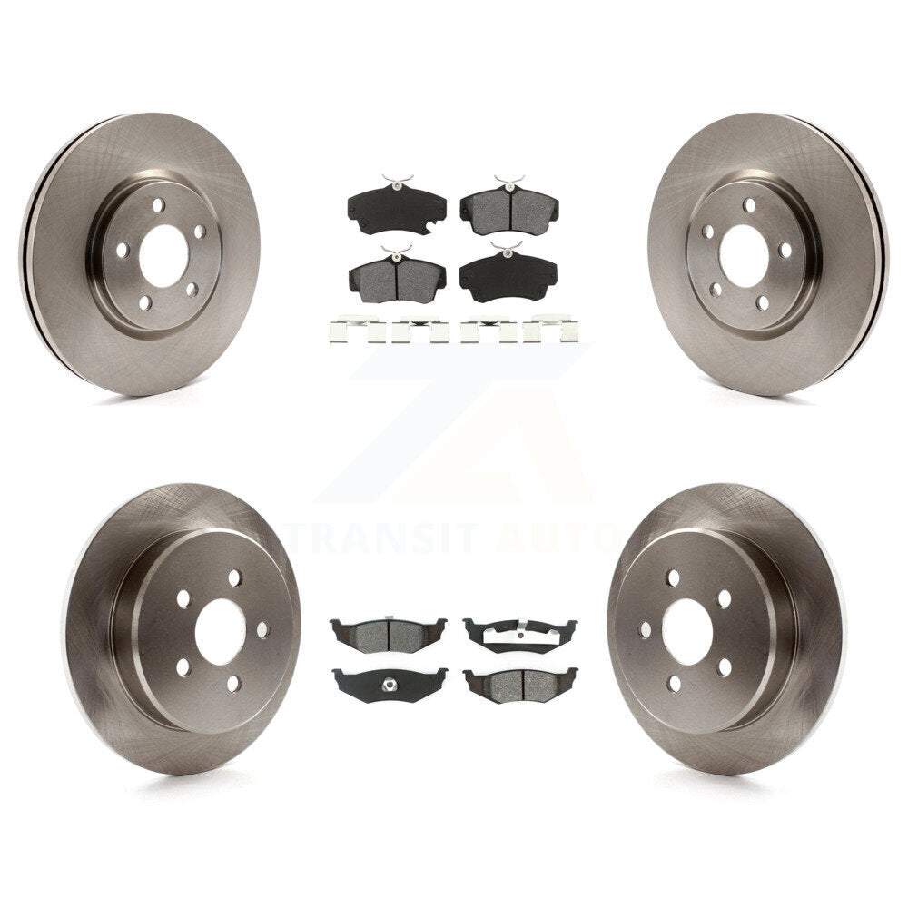 Transit Auto K8S-100981 Disc Brake Kit for 2003-2006 Chrysler PT Cruiser, Dodge Neon - Front and Rear product image