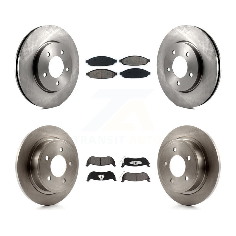 Transit Auto K8S-100984 Disc Brake Kit for 2004-2008 Chrysler Pacifica - Front and Rear product image