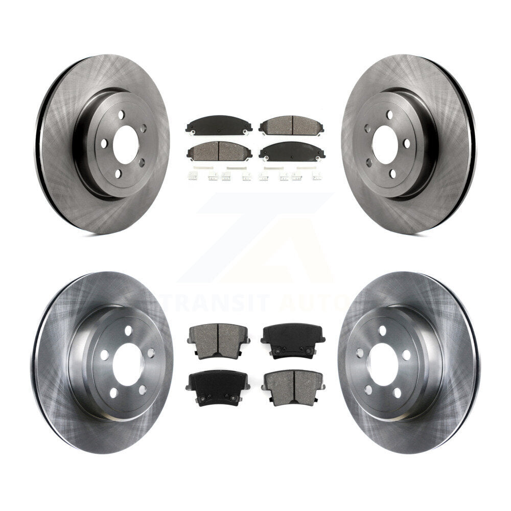 Transit Auto K8S-100988 Disc Brake Kit for 2005-2023 Dodge Challenger, Dodge Charger, Chrysler 300 - Front and Rear product image