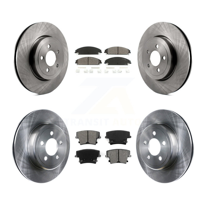 Transit Auto K8S-100988 Disc Brake Kit for 2005-2023 Dodge Challenger, Dodge Charger, Chrysler 300 - Front and Rear product image