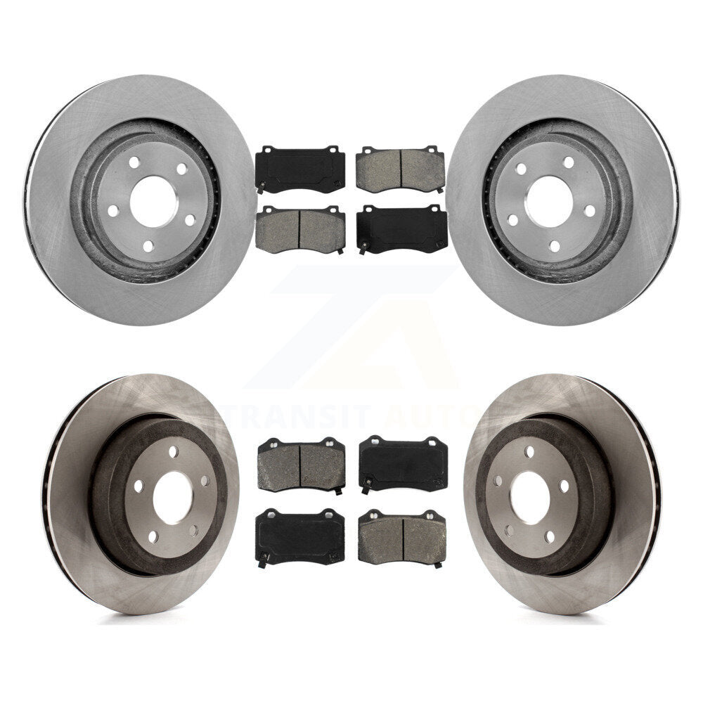 Transit Auto K8S-100993 Disc Brake Kit for 2006-2010 Jeep Grand Cherokee - Front and Rear product image