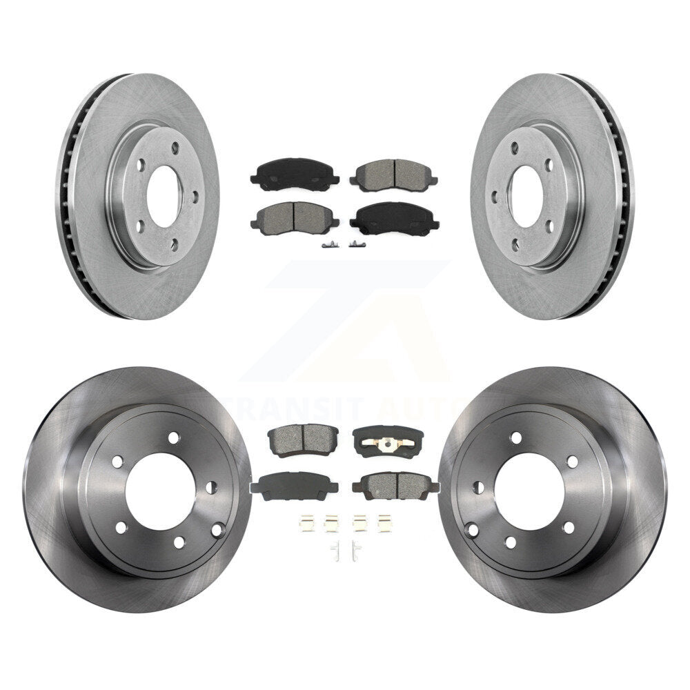Transit Auto K8S-100994 Disc Brake Kit for 2007-2016 Mitsubishi Lancer, Dodge Caliber - Front and Rear product image
