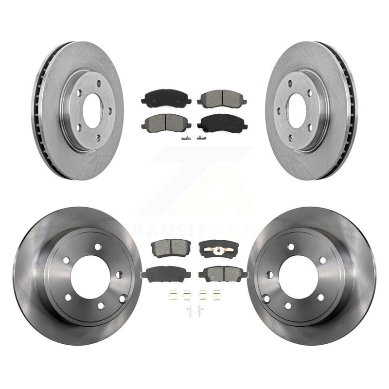 Transit Auto K8S-100994 Disc Brake Kit for 2007-2016 Mitsubishi Lancer, Dodge Caliber - Front and Rear product image