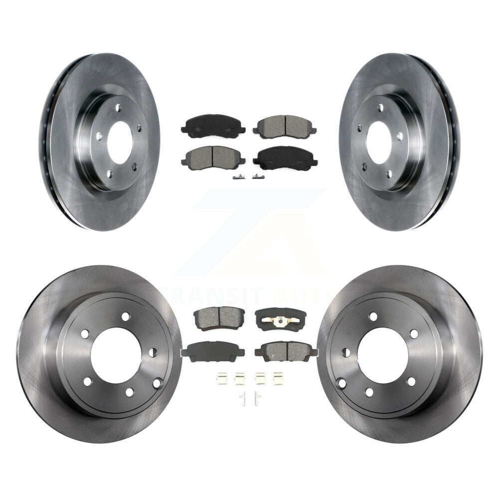 Transit Auto K8S-100996 Disc Brake Kit for 2007-2017 Chrysler 200, Dodge Caliber, Dodge Avenger & more - Front and Rear product image