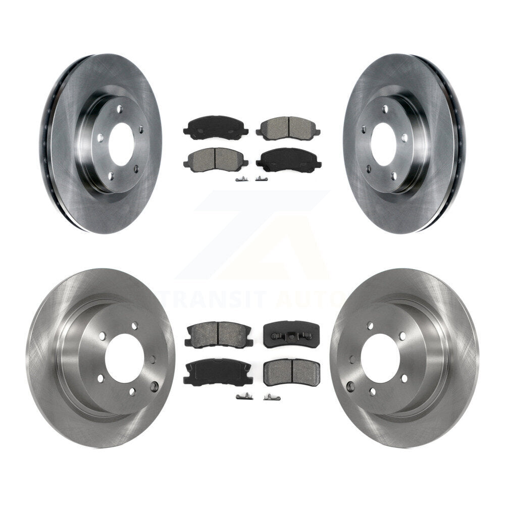 Transit Auto K8S-100997 Disc Brake Kit for 2007-2017 Mitsubishi Lancer, Mitsubishi Outlander, Chrysler 200 & more - Front and Rear product image