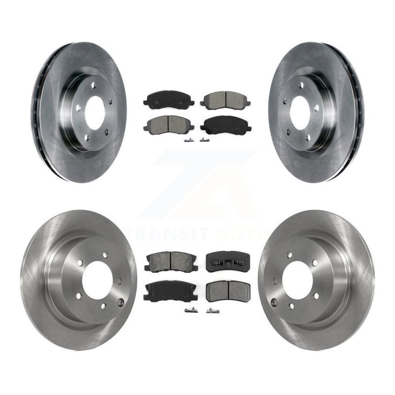 Transit Auto K8S-100997 Disc Brake Kit for 2007-2017 Mitsubishi Lancer, Mitsubishi Outlander, Chrysler 200 & more - Front and Rear product image