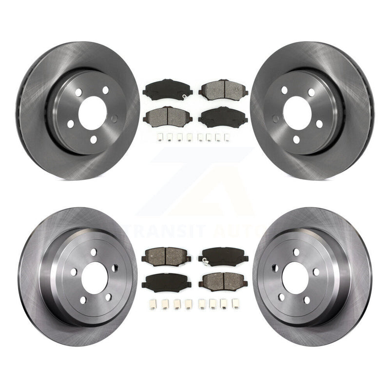 Transit Auto K8S-101002 Disc Brake Kit for 2007-2012 Dodge Nitro, Jeep Liberty - Front and Rear product image