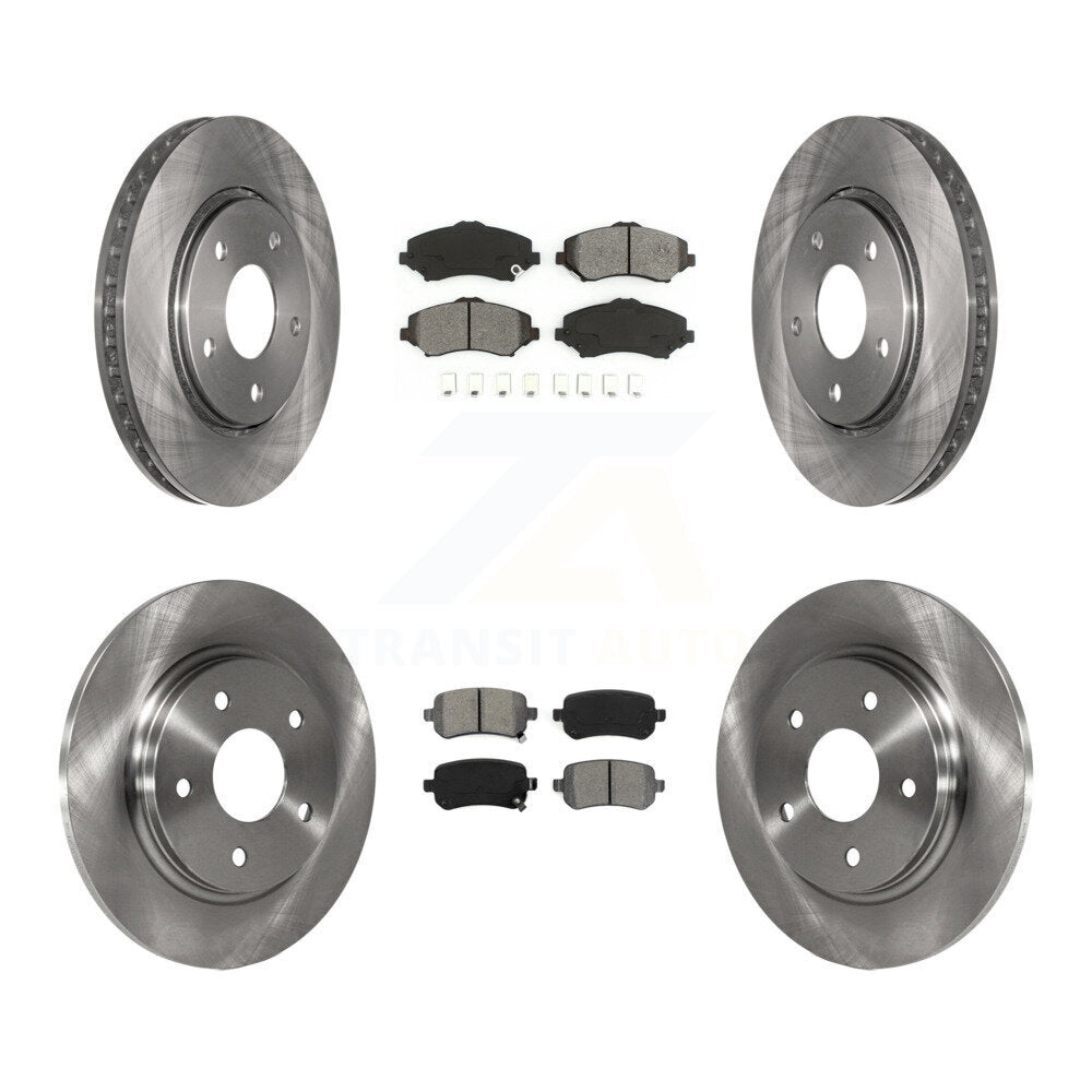 Transit Auto K8S-101004 Disc Brake Kit for 2008-2012 Chrysler Town & Country, Dodge Grand Caravan, Dodge Journey & more - Front and Rear product image