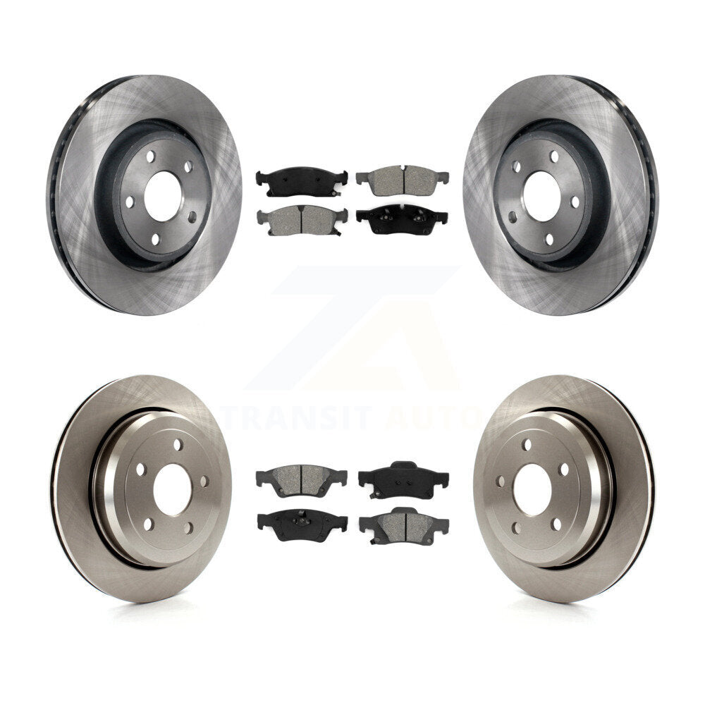 Transit Auto K8S-101010 Disc Brake Kit for 2022 Jeep Grand Cherokee WK - Front and Rear product image