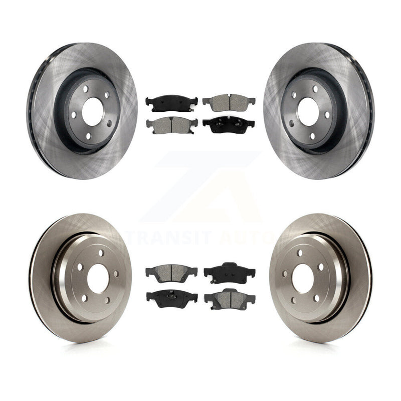 Transit Auto K8S-101010 Disc Brake Kit for 2022 Jeep Grand Cherokee WK - Front and Rear product image