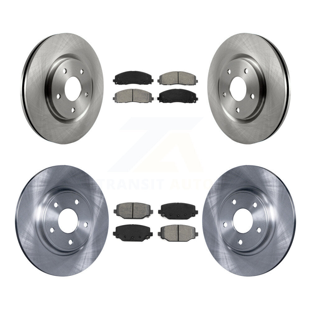 Transit Auto K8S-101013 Disc Brake Kit for 2012-2020 Dodge Grand Caravan, Dodge Journey, Chrysler Town & Country & more - Front and Rear product image