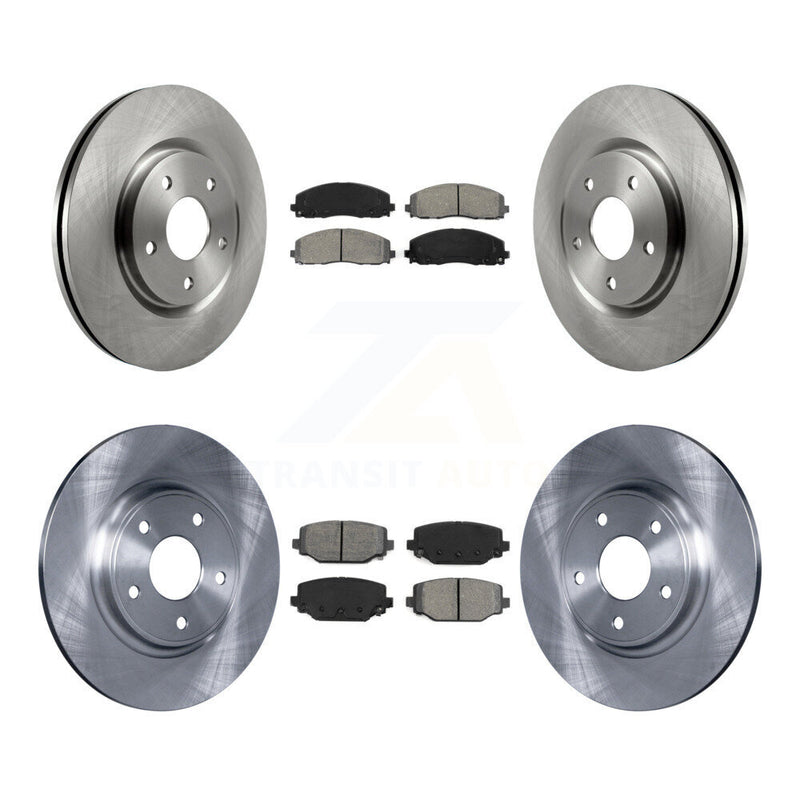 Transit Auto K8S-101013 Disc Brake Kit for 2012-2020 Dodge Grand Caravan, Dodge Journey, Chrysler Town & Country & more - Front and Rear product image