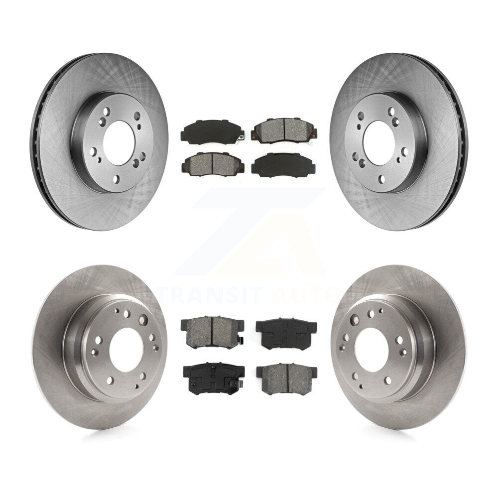 Transit Auto K8S-101015 Disc Brake Kit for 1991-1999 Acura RL, Isuzu Oasis, Honda Odyssey & more - Front and Rear product image