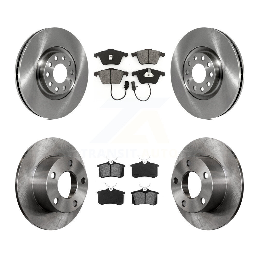 Transit Auto K8S-101153 Disc Brake Kit for 2002-2004 Audi A6 - Front and Rear product image