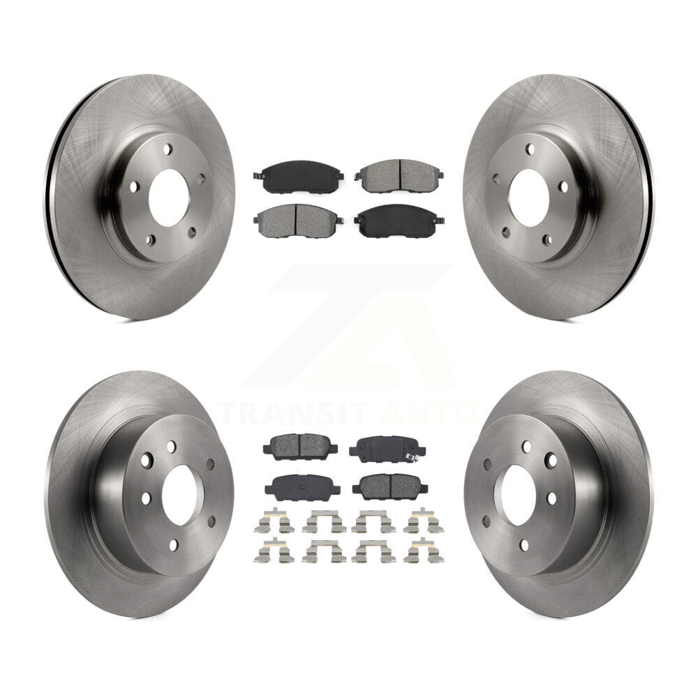 Transit Auto K8S-101168 Disc Brake Kit for 2002-2006 Nissan Altima - Front and Rear product image
