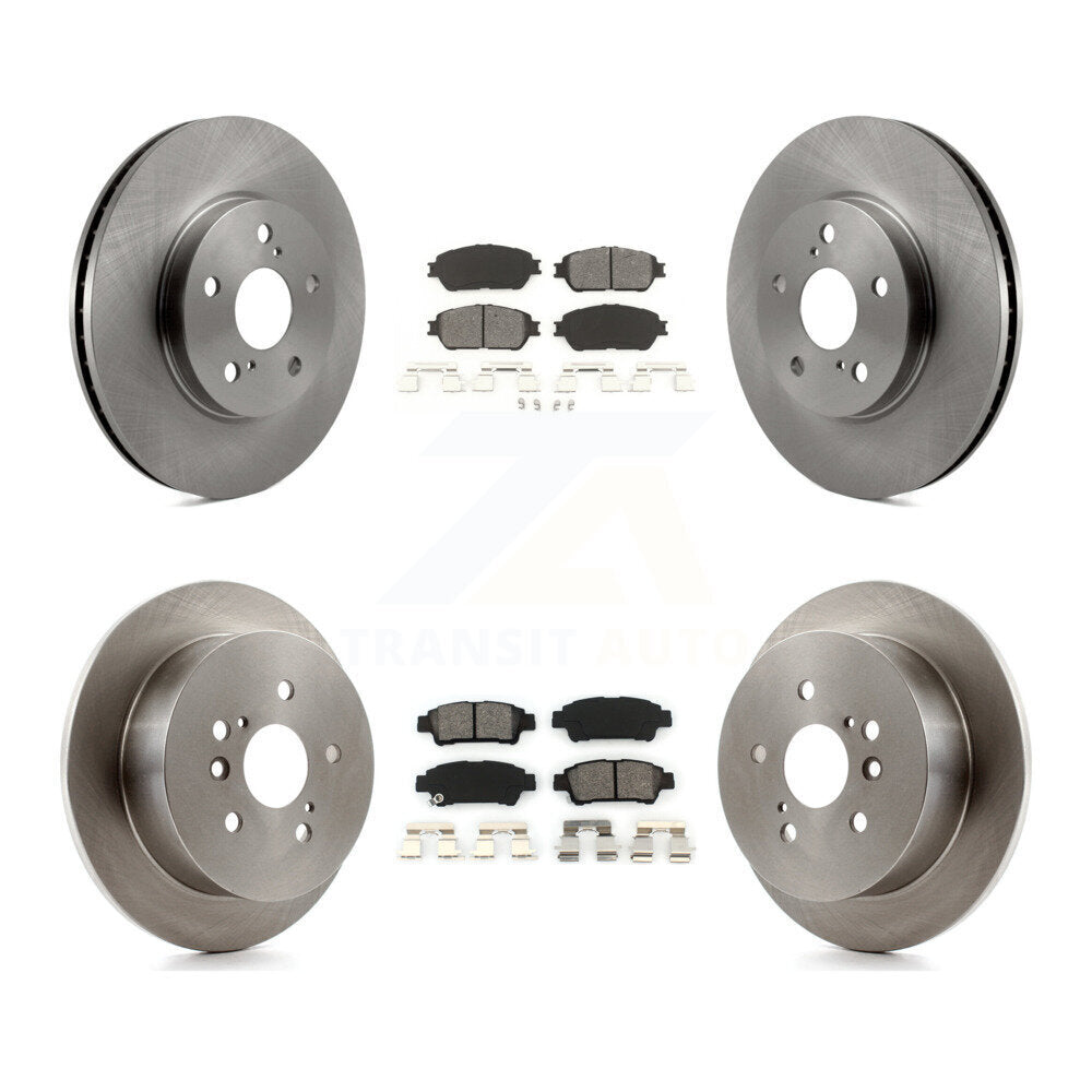 Transit Auto K8S-101171 Disc Brake Kit for 2004-2010 Toyota Sienna - Front and Rear product image