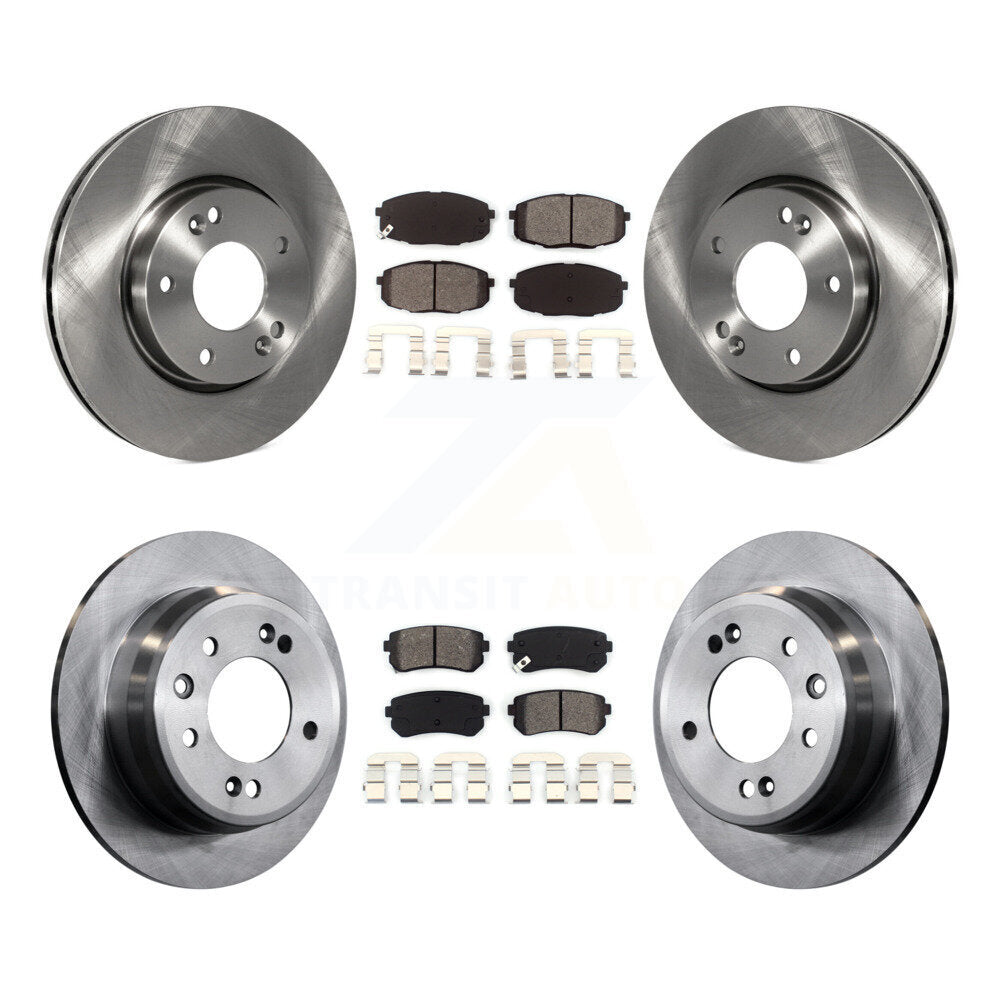 Transit Auto K8S-101174 Disc Brake Kit for 2009-2012 Hyundai Elantra - Front and Rear product image