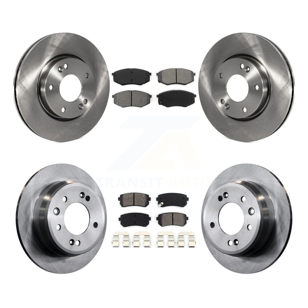Transit Auto K8S-101175 Disc Brake Kit for 2010-2012 Kia Sportage, Hyundai Tucson - Front and Rear product image