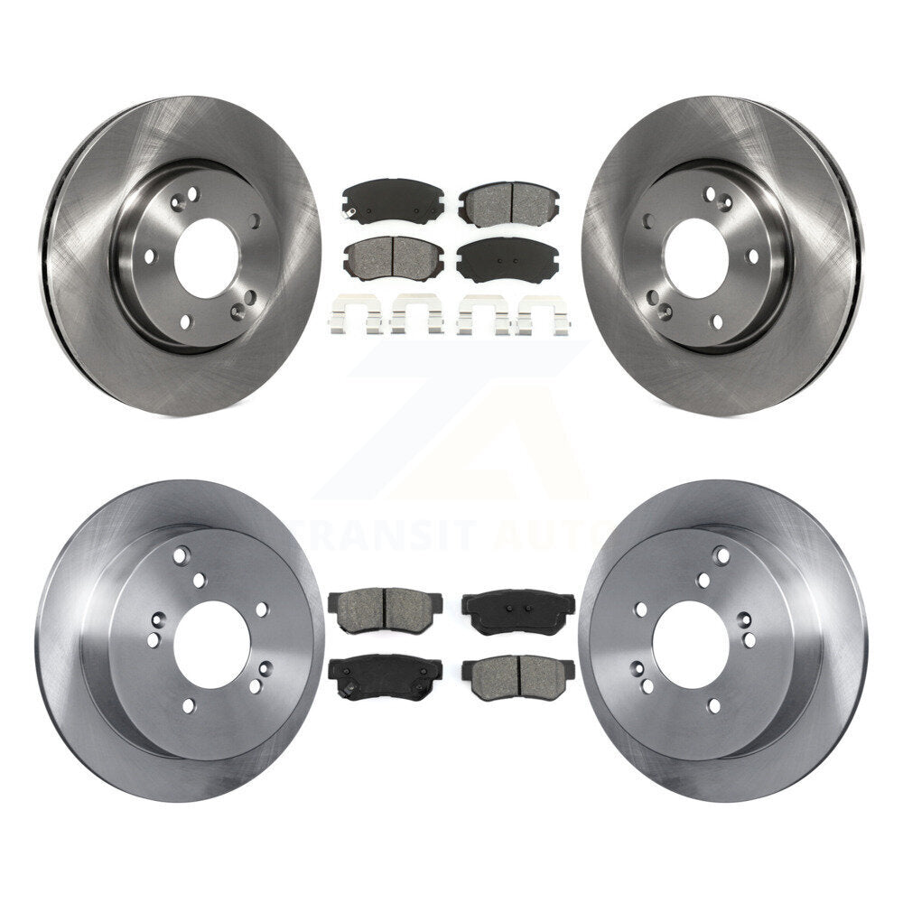 Transit Auto K8S-101177 Disc Brake Kit for 2005-2010 Hyundai Tucson, Kia Sportage - Front and Rear product image