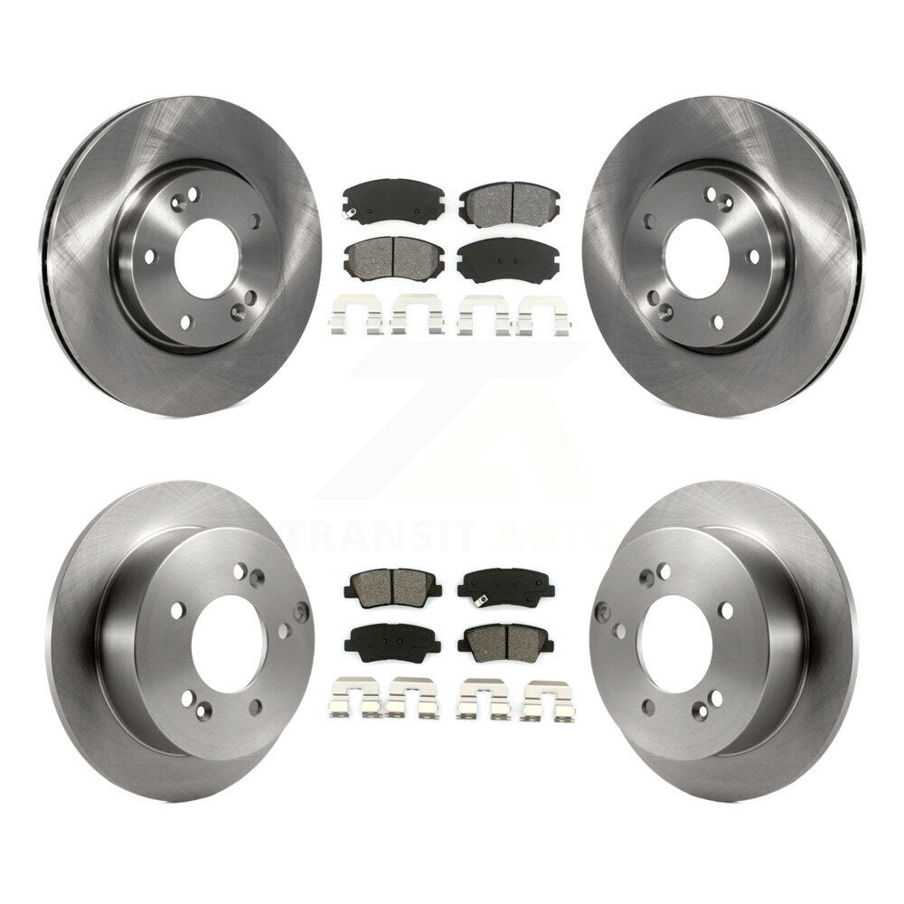 Transit Auto K8S-101178 Disc Brake Kit for 2008-2010 Hyundai Sonata - Front and Rear product image
