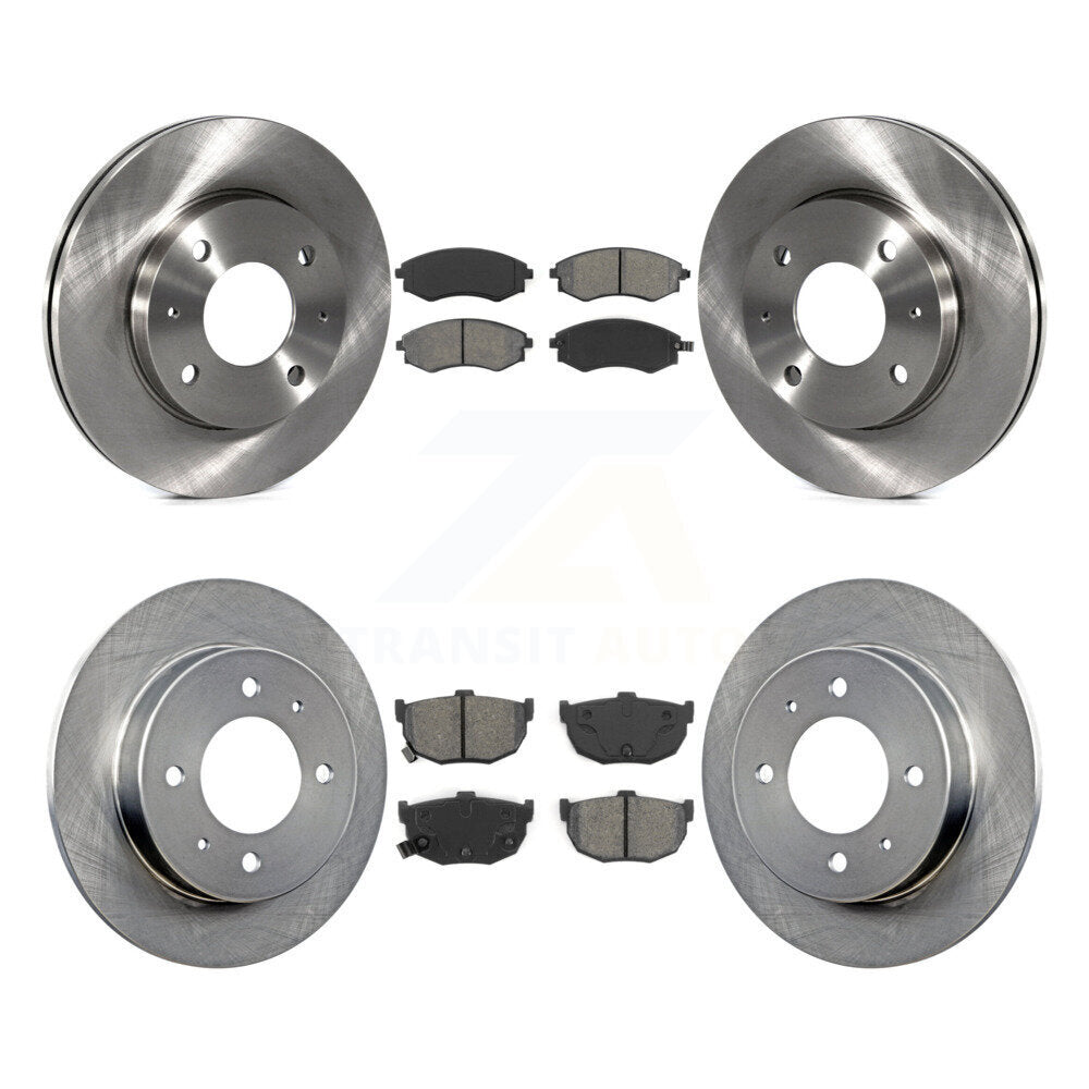 Transit Auto K8S-101190 Disc Brake Kit for 2001-2006 Hyundai Elantra - Front and Rear product image