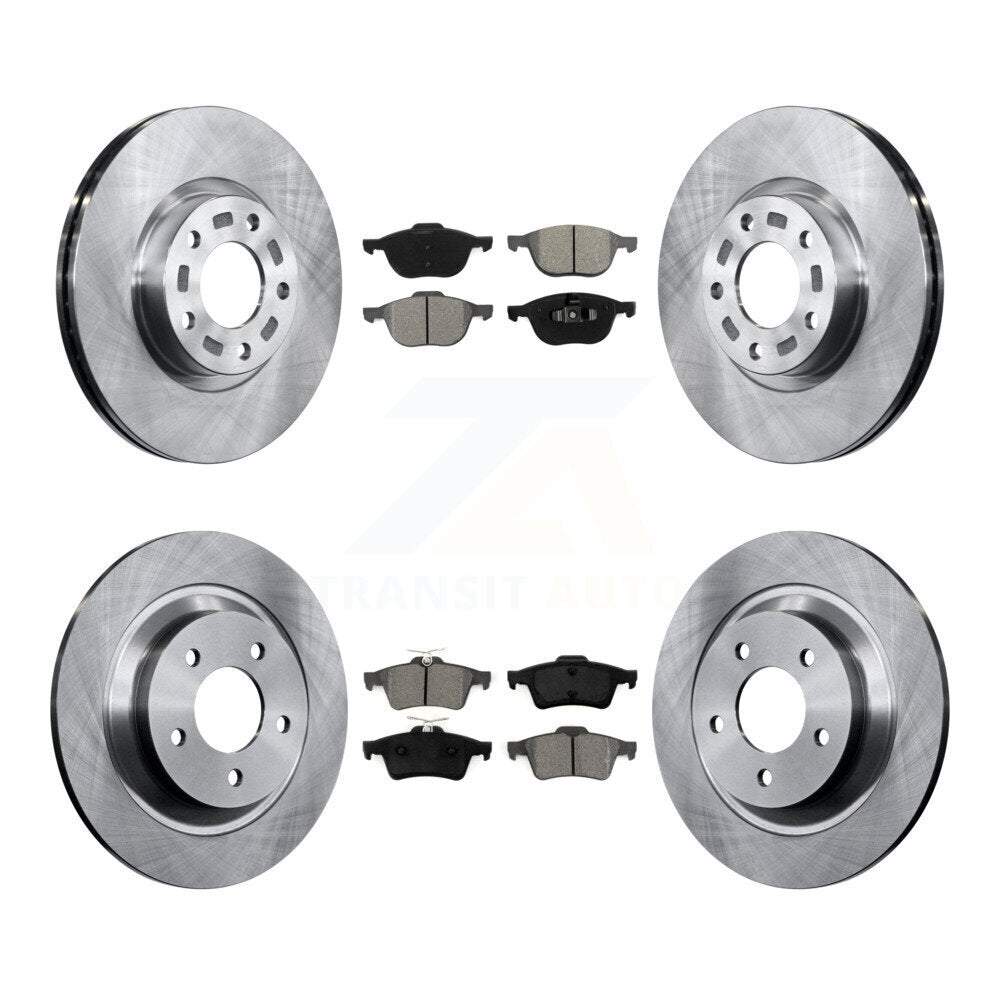 Transit Auto K8S-101238 Disc Brake Kit for 2006-2017 Mazda 5 - Front and Rear product image